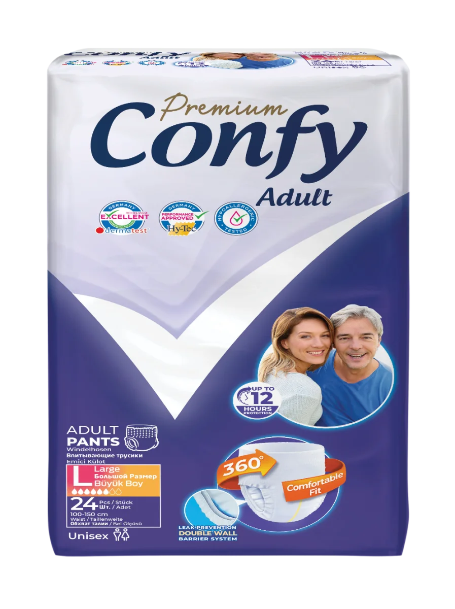 CONFY Premium Inkontinenz-Pants für Erwachsene – saugstark und sicher