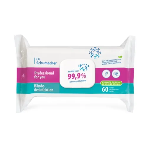 Professional for you Händedesinfektion Wipes – 60 Stück