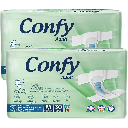 CONFY Active Inkontinenz-Windeln für Erwachsene – mittlere Saugstärke, Superpackung 2 x 30 Stück 