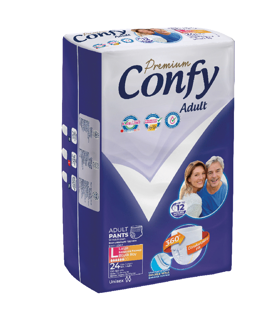 CONFY Premium Inkontinenz-Pants Windelhosen für Erwachsene – saugstark & sicher 