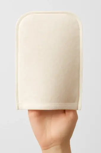 Parfümfreie Einmalwaschhandschuhe – aus Baumwollstoff, vorschamponiert, 10 Stück